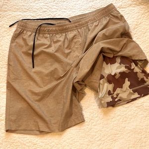 XXL chubbies tan shorts. Lined.